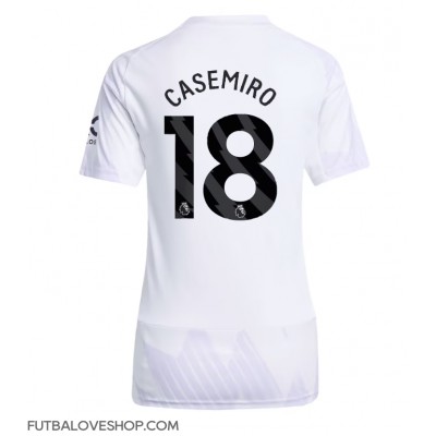 Dres Manchester United Casemiro #18 Preč pre Ženy 2025-26 Krátky Rukáv Dres Manchester United Casemiro #18 Preč pre Ženy 2025-26 Krátky Rukáv
